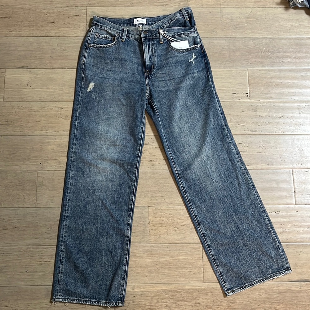 Pistola  Los Angeles Bobbie high rise wide leg cross over jeans